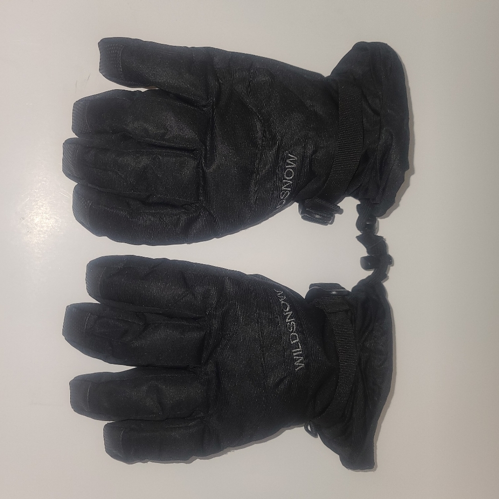 Ski Gloves wildsnow for Men Thermal Warm Waterproof Windproof Full Finger Gloves